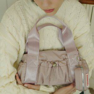 [마스마룰즈][파우치세트] mini ver. glossy tote cross bag _Lilac pink