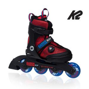 K2 아동용 인라인스케이트 레이더보아 레드블루