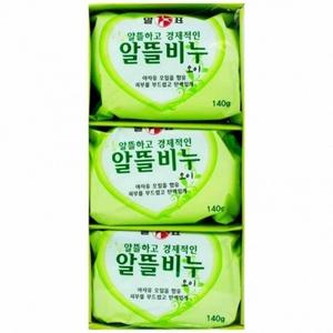 말표 알뜰비누 미용비누 오이 140g x 3개입