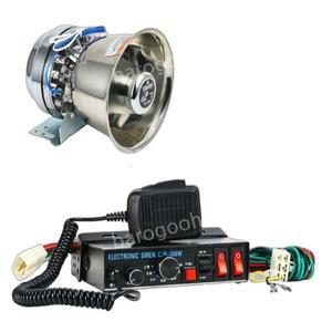 차량용 확성기 응급차 메가폰 스피커 앰프 마이크 12v 24v 200W 300W