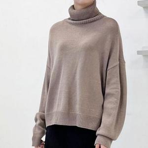 [오노마] ONM 긴팔 목폴라 데일리 니트 목티 보온 니트 여자 여성
