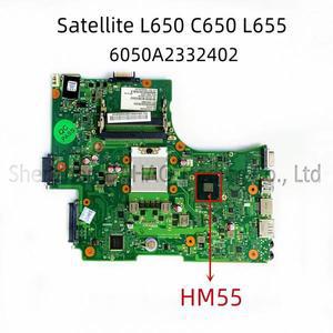 도시바 위성 L650 L655 노트북 마더보드, HM55 칩셋 포함, UMA 6050A2332401 6050A2332402-MB-A02 V0002180