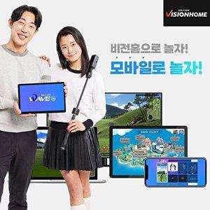 골프존정품 2024 골프존 비전홈 가정용 스크린골프 시뮬레이터 골프연습기 모바일버전