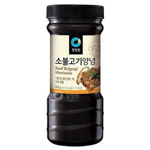 청정원 청정원 소불고기 양념 840g 반찬 조림 찌개 자취 대용량 식자재 야식 술안주 840g