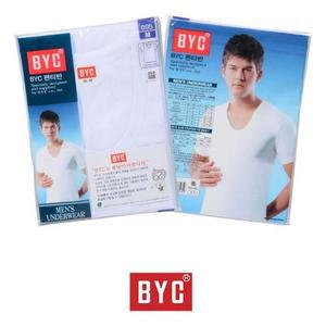 [BZFGJ2M1_51HC](BYC) 순면 무지 남성 반팔 런닝