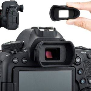 Soft Camera Eyecup Eyepiece Viewfinder Eyeshade for Canon EOS 호환 6DM2 5DM2 6D 5D Mark II 90D 80D 77D 70D 60D 50D 4000D 2000D Rebel T100 T8i T7i T7 T6s T6i T6 T5i T5 T4i SL3 SL2 Replac EB EF Eye Cup