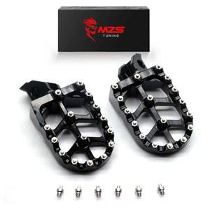 MZS 더트 바이크 풋 페그, 모토크로스 풋페그 MX 풋레스트 페달 액세서리 CNC 블랙, DR650 DR650SE 2016-2023 | DRZ125L 2012-2023 RM85 2002-2006