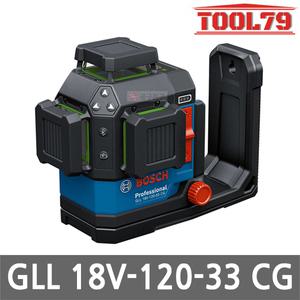 보쉬 GLL18V-120-33CG 충전 그린 레이저 레벨기 본체만