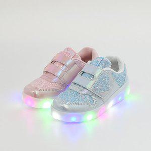 메리 펄라이트 하트 여아 남아 키즈 유아동 LED운동화