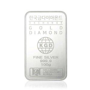 갤러리아 투자용 실버바 AG 100g 999.9 은투자 은시세