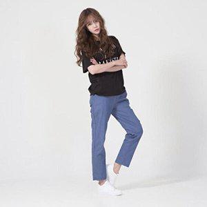 [셀러허브 패션][JHQRMW5B_4B]면 가방 코디 긴바지 밴딩바지 빅사이즈 배기