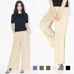 [셀러허브 패션][JHQRMVFE_4B]면바지 코디 의류 빅사이즈 배기 밴딩바지 면