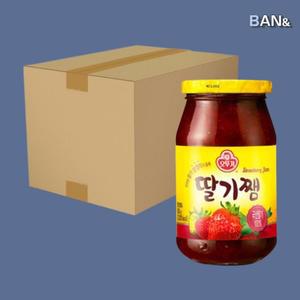 [기타] 오뚜기 딸기쨈 850g X 8개 (1박스) 국산 과일잼 대용량