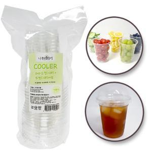 14온스 아이스컵 뚜껑세트10P 410ml  TC-911