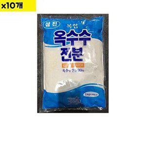 [셀러허브 패션][JHOM4T41_52ED]식재료 도매 옥수수전분(삼진 1Kg) x10개