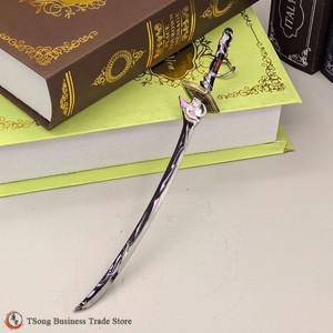 발로란트 무기 칼 원신 임팩트 게임 주변기기 전체 금속 복제 라이덴 쇼군 독점 무기 모델 장식품 일본 사