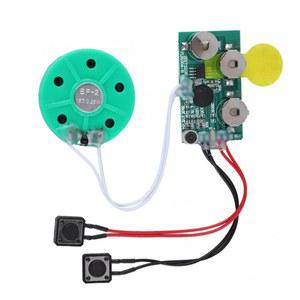 녹음기 DIY 인사 카드 칩 4 분 녹음 가능 음성 사운드 휴일 수하물 교체 부품