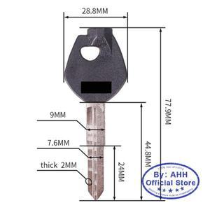 AHH 오토바이 블레이드 빈 키 스즈키 자석 도난 방지 AN250 AN400 Burgman Magnetic Sj50 V125G V50 60 AG5