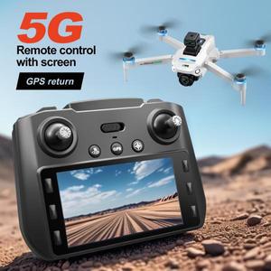 드론 용품  S159 드론  8k 카메라 4축   화면  5G WIFI GPS FPV Dron RC 5000M