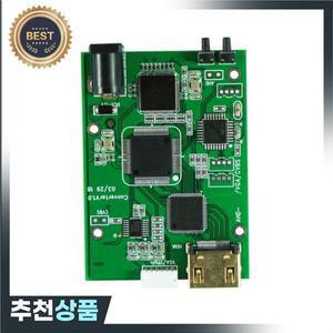 4-in-1 HD 비디오 신호 컨버터 보드 TVI 신호-HDMI VGA
