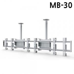 마운트피아 TV브라켓 천장형 MB-30 (32-55in) (실버) (멀티 3대거치) 메뉴보드 티비 거치대 마운트