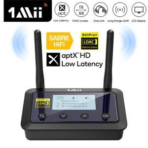 1Mii-B03Pro+ 블루투스 5.0 송수신기 오디오, aptX LL HD CSR8675 HiFi LDAC 어댑터, TV PC 용 LCD 화면 #