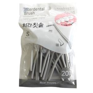 덴탈 프리미엄 치간칫솔 대용량 20p L형 (S) 굵은사이즈 1.0mm