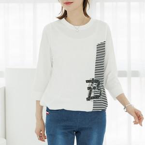 (~88size)라프배색스트링티셔츠 TBE3090_DC