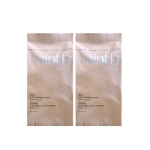 [1+1] 세인트프랑 W 스킨 트리트먼트 쿠션 팩트 피치 누디에디션 리필 12g
