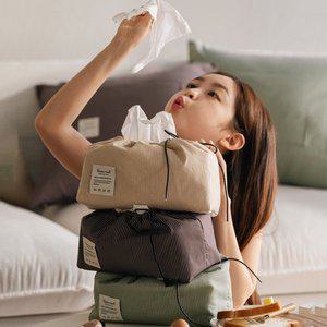 [Deareal][무케] 디어리얼_스트링 티슈케이스 포켓 각티슈형 라인 (3colors) 인테리어/집들이/이사선물
