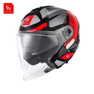 바이크 오토바이헬멧 하이바 오토바이 MT 헬멧 COSMO SV B5 GLOSS BRAUT 듀얼 바이저 공제