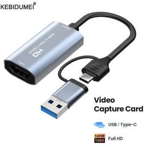 캡쳐보드 4K HDMI 비디오 캡처 카드 호환 USB 30Type-C 게임 그래버 레코드 스위치 Xbox PS45 방송