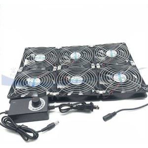 산업용 허브랙 리모컨 시스템쿨러 냉각 LED 멀티 쿨러 데스크탑 90mm 쿨링팬