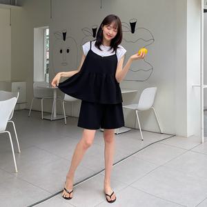 [핑크시슬리] SET/베나 링클프리 뷔스티에 4.5부 팬츠세트