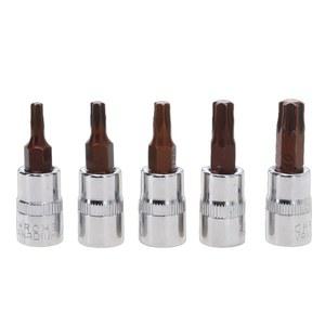 1/4인치 T30 스크루 T20 TORX 소켓 드라이버 어댑터 PCS T15 5 드라이브 핸드 비트 렌치 툴 T25 T40 소켓도구
