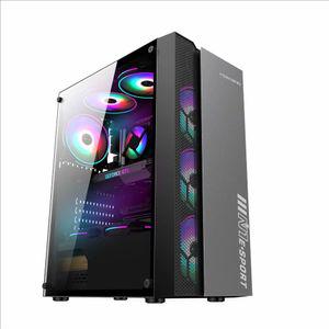 투명 본체 케이스 기본 데스크탑 측면 PC 컴퓨터 냉봉 게이밍