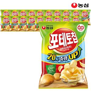 농심 포테토칩 오리지널 72g x 20봉