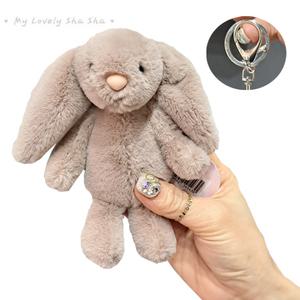 토끼인형 러블리 샤샤 브라운 15cm 가방고리 키링 애착 동물 인형