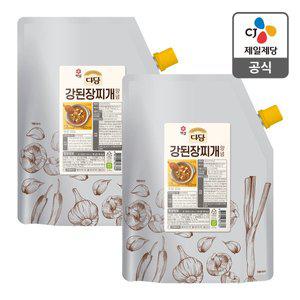 [CJ제일제당][본사배송][대용량] 다담 강된장찌개양념 2kg X 2개