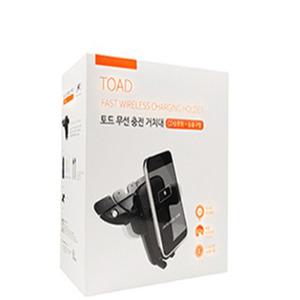 토드 무선충전 거치대 CD슬롯형 + 송풍구형, 블랙, 1개