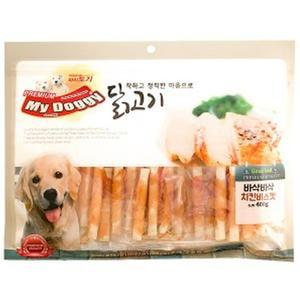 [OFK4NMS6]D17 마이도기 착한닭 400g 치킨비스켓 10개