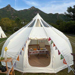 [디작소]감성캠핑 장박 몽골텐트(6m)(8~10인용)