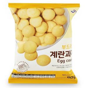 [XBK78379_47]신흥 계란과자 80g 사무실 간식 주전부리 도매