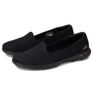 Skechers 여성용 Go Walk Lite-Sweet Gal 발레 플랫 블랙블랙