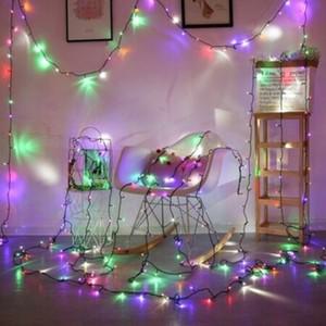 방배비즈 100구녹색선 LED 칼라전구(10M) (전원잭별매)(150cm 500cm트리용)
