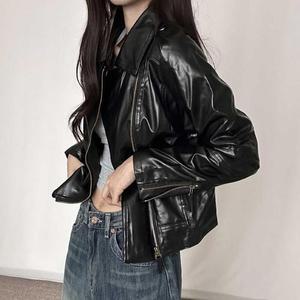 [JHQRHLBF_4B]라이더 자켓 후리스 베이직 데일리 크롭기장