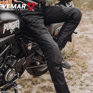 VEMAR VP-201 오토바이 액세서리 라이딩 바지 남성용, 옥스포드 메쉬, 낙하 방지, 신상 패션, 모토크로스 바지, 여름