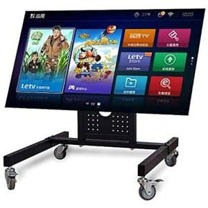 32 65인치 평면 곡면 TV, LED LCD, 45 조절 가능한 시야각, 낮은 높이의 모바일 TV 스탠드, 모니터 바닥 스탠드 카트, 컨퍼런스, 전시회, 홈 오피스용 롤링 마운트