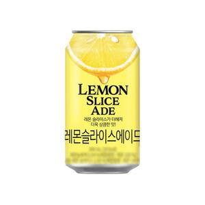 레몬슬라이스 에이드 탄산캔음료 340ml x 24개