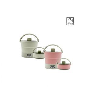 여행용 접이식 전기 포트 미니 실리콘 다용도 전기 주전자 소형